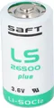 SAFT Lithium Batterie Baby C LS 26500 PLUS 3,6V 8,5Ah Lithium-Thionylchlorid