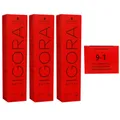 Schwarzkopf Igora Royal 3 x 60 ml 9-1 extra hellblond cendre Haarfarbe Cremefarb