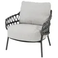4Seasons Calpi Low Dining Sessel inkl. 2 Kissen - Anthrazit