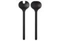 Mepal Salatbesteck SILUETA, L 28,5 cm, Schwarz, Polypropylen, (2-tlg), Spülmaschinengeeignet