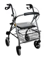 Rollator Leichtgewicht Gigo,Vollgummibereifung, 8kg, bis 120kg belastbar