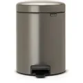 brabantia Treteimer NewIcon 5l Edelstahl Grau Platin