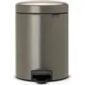 Brabantia Treteimer newIcon Rund Platin - Grau