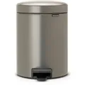Brabantia Abfalleimer, Braun, Kunststoff, 5 L, 20.5x29.1x27.2 cm, Küchen, Küchenausstattung, Mülleimer
