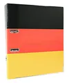 ADINA Motivordner 8cm (Motiv23) Deutschlandfahne