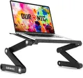 Duronic DML121 Multifunktionaler Laptop-Ständer, faltbar, verstellbar, mit 6 Gelenken, für Tablet oder MacBook