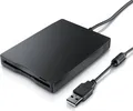 CSL Diskettenlaufwerk Externes USB Diskettenlaufwerk FDD 1,44MB (3,5") geeignet für PC & MAC
