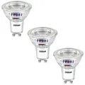 Osram LED PAR16 50 100°, 2,5 W, 450 lm, GU10, EEK A, warmweiß, 3er Pack
