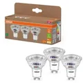 3er Set OSRAM GU10 LED Strahler besonders effizient 100 ° 2,5W wie 50W 2700K warmweißes Licht