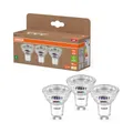 Osram Energy Class LED-Reflektor-Lampe PAR16 mit 2.5 W, 450 lm, warmweiß (2700 K) aus klarem bleifreiem Glas mit GU10 Sockel in der Energieeffizienzklasse A, 50 mm Durchmesser, IP20.