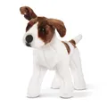 Melissa & Doug - Jack Russell Kuscheltier, Plüschhund groß ca. 30 cm, Plüschtier Terrier, Für Kinder ab 3 Jahren