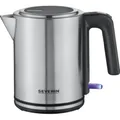Severin 348900 Wasserkocher silber 1 Liter Fassungsvermögen inkl. Kalkfilter