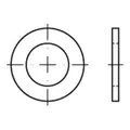 Reyher  Scheiben DIN 433 -1 Messing 4,3 Ms (500 Stück)