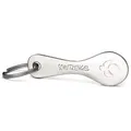 FABACH Trolley Spoon Einkaufswagenlöser Schlüsselanhänger - Einkaufswagenchip abziehbar aus Metall - Einkaufschip für Einkaufswagen, kein Steckenbleiben im Pfandschloss - Schutzengel