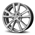 Leichte Aluminiumfelge 7,5J17" 5X110 30 65,10 Reds K2 HD Hypersilber