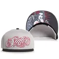 Sullen Clothing Baseball Cap Red Roses grau