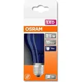 OSRAM Standard LED Glühbirne blau dekoratives Glas - 2,5 W Äquivalent 15 E27 - Warmweiß