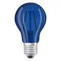 OSRAM Dekorative LED Lampe Décor mit E27 Sockel, Blau, 3000 K, 2,50 W, Ersatz für 15-W-Glühbirne, klar, LED STAR DECO CLASSIC A