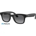 RAY-BAN META Wayfarer Brille in matte black, Größe Einheitsgröße