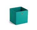 Zeller Present Aufbewahrungskorb Aufbewahrungsbox, Vlies, petrol, 28 x 28 x 28 cm
