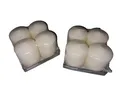 HEMSJÖ Ikea Blockkerze Stumpe duftneutral, 8cm naturfarben ## 2x 4 Stück Pack