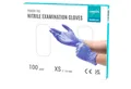 EUROPAPA Nitril-Handschuhe Medical Einmalhandschuhe Untersuchungshandschuhe (100 Stück, puderfrei ohne Latex, Gummihandschuhe) unsteril latexfrei disposible gloves