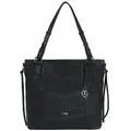L.CREDI Schultertasche Jana Shopper Black schwarz - Schwarz