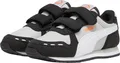 PUMA Cabana Racer SL 20 V Inf Kinder Sneaker Turnschuhe 383731 11 grau/weiss/schwarz , Schuhgröße:23 EU