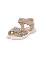 Superfit Mädchen Sparkle Sandale, Beige 4010, 32 EU