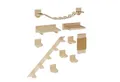 QLS Katzen-Kletterwand, Wandliege Katzenliege Katzenbett Katzenregal und andere Elemente
