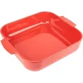 Peugeot APPOLIA Keramik Auflaufform - quadratisch - rot - 36 cm