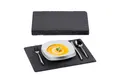 relaxdays Servierplatte Schieferplatte 30x40 cm 6er Set, Schiefer