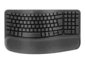 Logitech Ergo Series - Tastatur - kabellos - 2.4 GHz, Bluetooth LE - QWERTZ - Deutsch