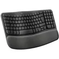 Logitech WAVE KEYS Wireless-Tastatur schwarz
