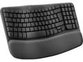 LOGITECH Wave Keys ergonomisch Bluetooth Tastatur kabellos Graphite