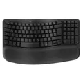 Logitech Wave Keys Tastatur kabellos 2.4 GHz, Bluetooth LE QWERTZ Deutsch