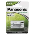 [12,56 €/Stk] Batterie AA Mignon Panasonic HHR-3XXE/2BP Ni-MH 1,2V 2450mAh