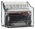 Alpenklang Cover Überwurf Staubschutz Abdeckung 96 Bass Akkordeon Transparent