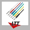 Adam Hall Cables 3 STAR IPP 0120 SET - 6er Set Patchkabel 6,3 mm Klinke mono 1,20 m