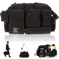 Tasche Elephant Canvas XL 50 Reisetasche Sporttasche Männer Herren 3525 Schwarz