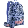 PUMA Freizeitrucksack Rucksack Phase Backpack 20L Intense Lavender - Animal AOP hellblau - Hellblau