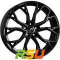 4x Damina Performance DM18 black painted 8.5x19" ET30 LK5 112 ML 66.6 Alufelg...