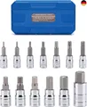 Mayouko 13PCS Metric Hex Bit Socket Set, CR-V Allen Bit Socket Kit, S2 Steel,