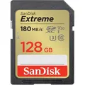 SanDisk 128GB Extreme SDXC Speicherkarte, 180MB/s & 90MB/s Lese/Schreibgeschwindigkeit, UHS-I, Class 10, U3, V30
