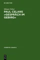 Mirjam Sieber Paul Celans »Gespräch Im Gebirg« (Gebundene Ausgabe) (US IMPORT)