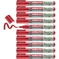 edding 29 Ecoline Whiteboardmarker - rot - 10 Whiteboard Stifte - Keilspitze 1-5 mm - Boardmarker abwischbar - Whiteboard, Flipchart, Magnettafel, Pinnwand, Memoboard - Sketchnotes - nachfüllbar