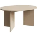 Selsey Ovo – Ausziehbarer Esstisch, rund, 110–190 x 110 cm, Cappuccino - Beige
