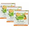 3 x alverde Naturkosmetik - Festes Shampoo mit Mandarine-Basilikum-Duft (3 x 60 g)