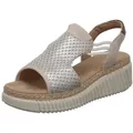 TOM TAILOR Sandalette grau|silberfarben 38 EU