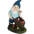 Relaxdays Gartenzwerg Polyresin Bunt Frostsicher 14,5 cm x 10,5 cm x 7 cm 250 g